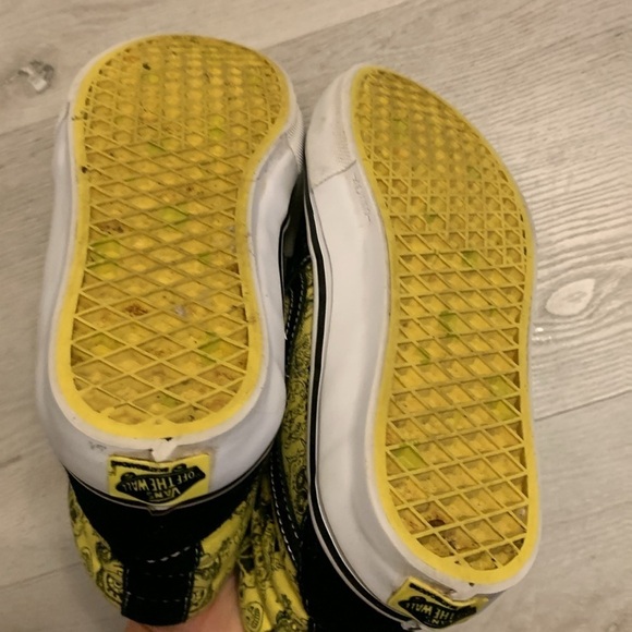 Super Rare Vans x Spongebob Squarepants Mike Gigliotti Sk8 Hi High Top Sneakers - Picture 10 of 14